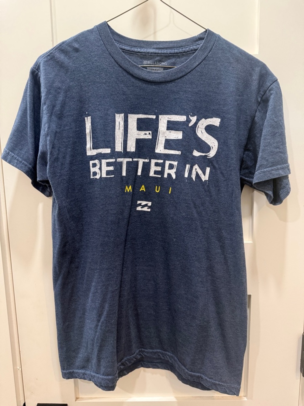 Billabong Blue 'Life's Better in Maui' Short Sleeve Tee